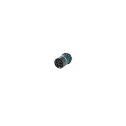 Mini circular device connector M20, 5p, plug, screw connection, 0.25-1.5mm2, IP66/IP68