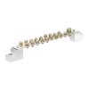 Earthing busbar with insulator, 250A, number of poles: 19