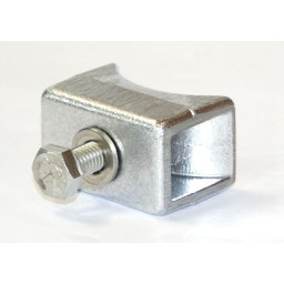 Aluminum base 2 inches with M8 hole and washer