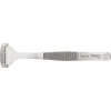 Wafer tweezers with flat lower blade