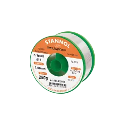 Solder wire crystal 611, Sn96,5Ag3Cu0,5 - FLOWTIN TSC305 - Fairtin, 1mm, 250g