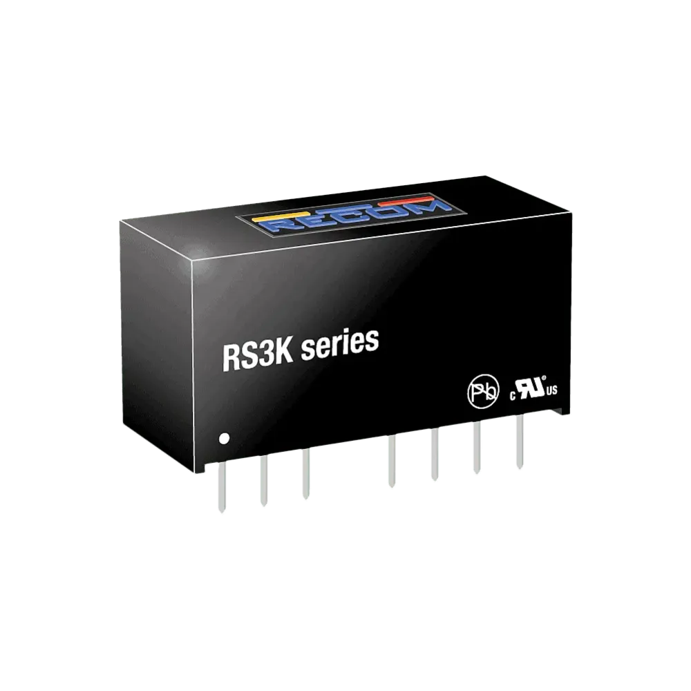 3W DC/DC converter, input 9...36V, output 5V/600mA