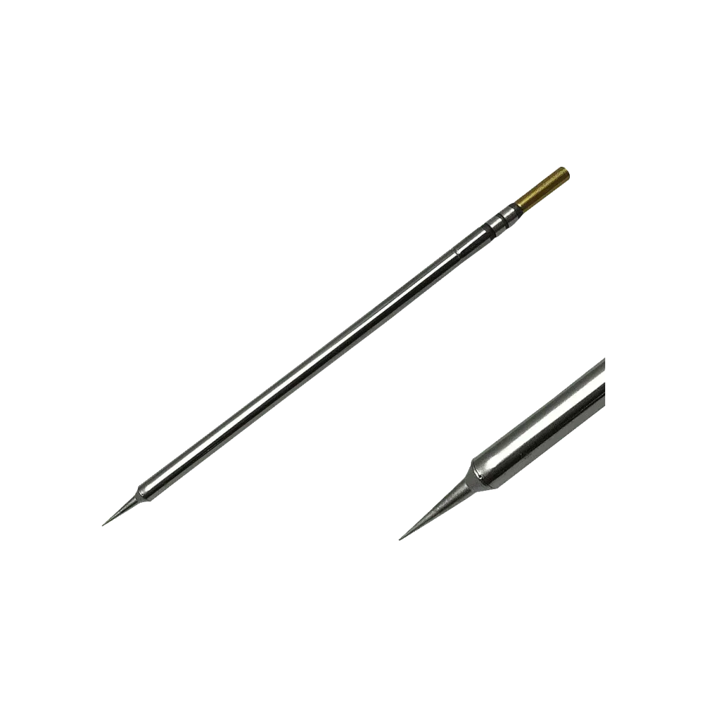Metcal soldering cartridge, pointed, extra long, (ø x L) 0.25 x 13.2 mm, 700 series