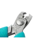 Pointed cutter, angled, wide, robust head