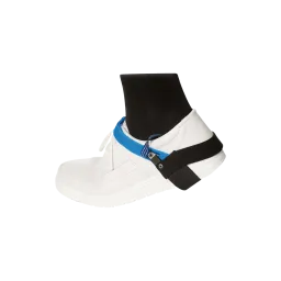 ESD permanent heel strap for men/women with clip fastener