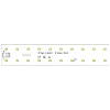 LED module 725x35mm / 3000K / CRI >80 / 78LED