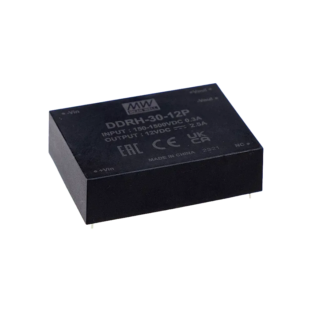 30W DC/DC converter, input 150...1500Vdc, output 24V/1.25A