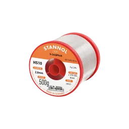 Solder wire HS10, Sn60Pb40, RO M1, 2mm, 500g