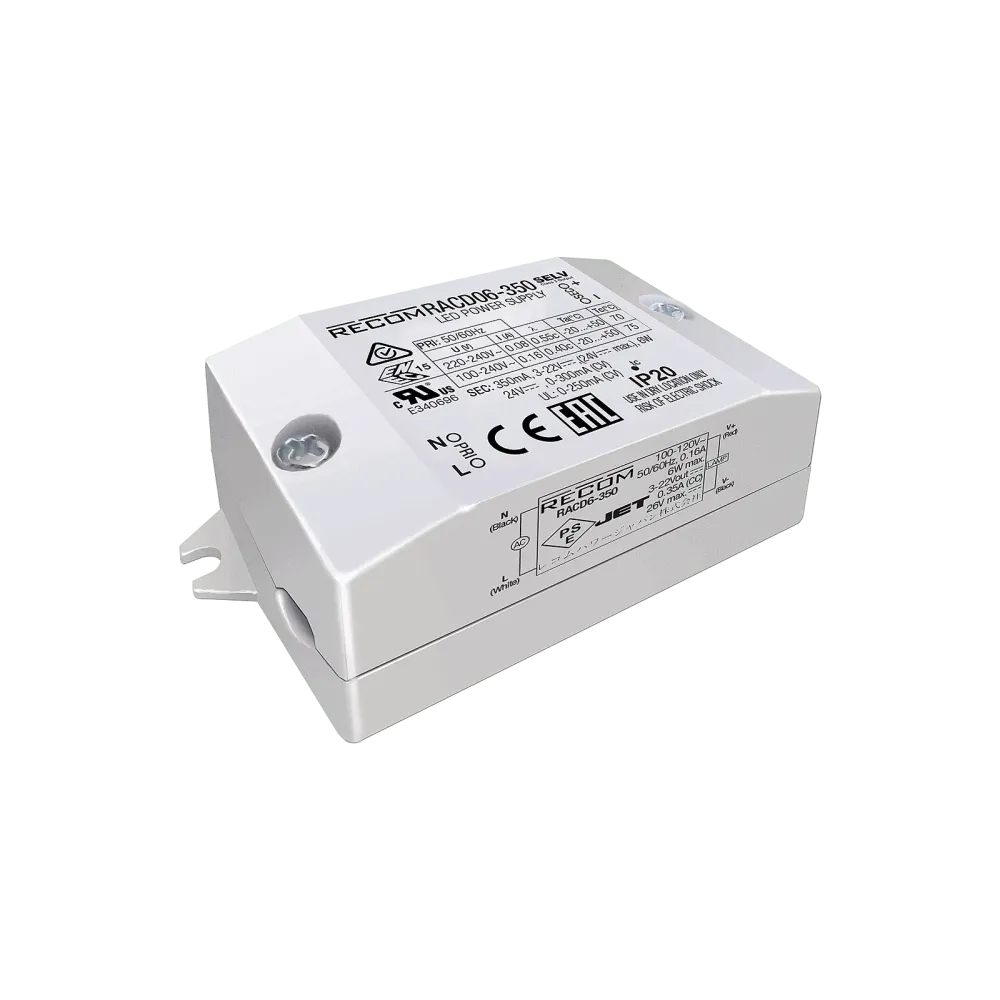 6W LED driver 350mA/3...22V