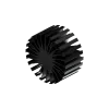 Modular LED star heat sink, ø99mm, H 50mm, Black anodized