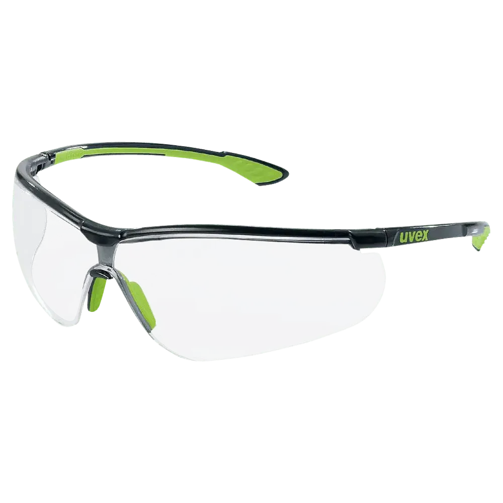 uvex sportstyle spectacles anti-fog inside, scratch-resistant outside, chem. resistant