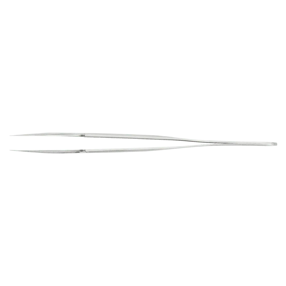 Precision tweezers with very fine tips, suitable for very fine wires