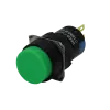 Pushbutton, green, 1NC+1NO