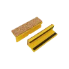 Protective jaws cork/plastic 100mm yellow, with magnetic strip (pair)