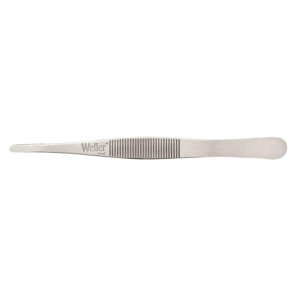 Tweezers with large, flat, round tips