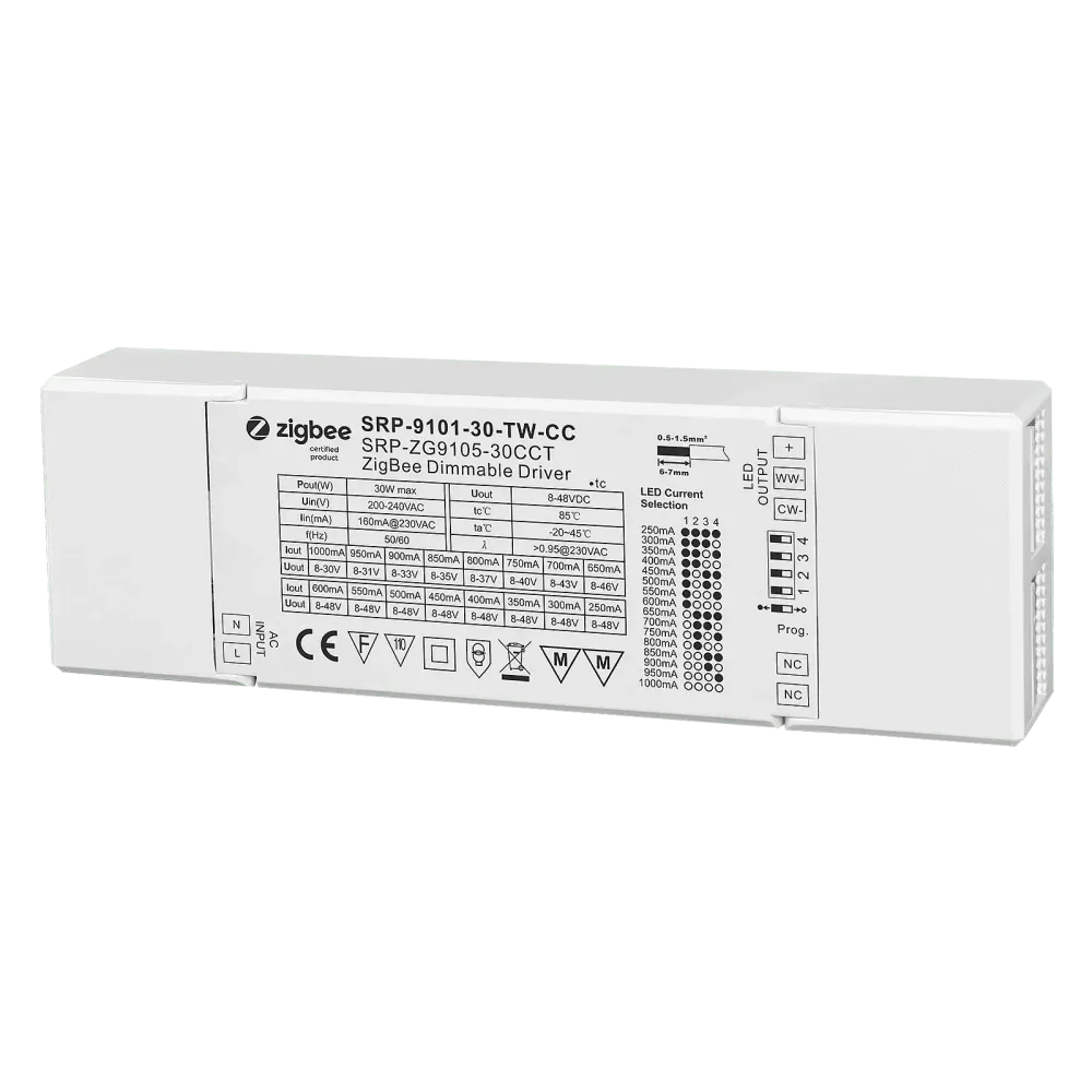 30W ZIGBEE 3.0, Tunable white, constant current LED driver