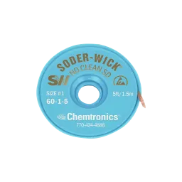 Desoldering braid No Clean SD ESD Safe 0.8 mm x 1.5 m