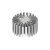 Modular LED star heat sink, ø99mm, H 50mm, Clear Anodized