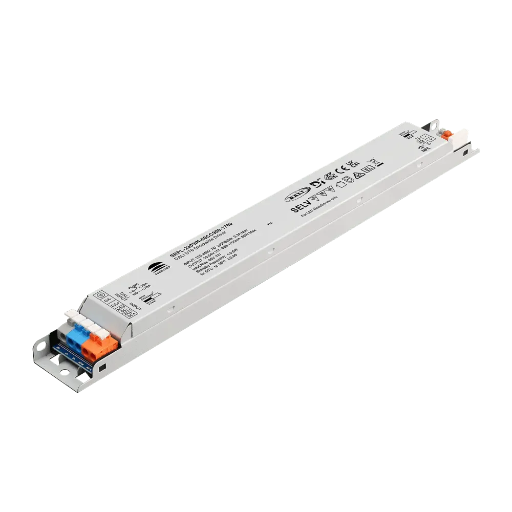 60W DALI2 DT6, D4i, linear constant current LED driver, NFC