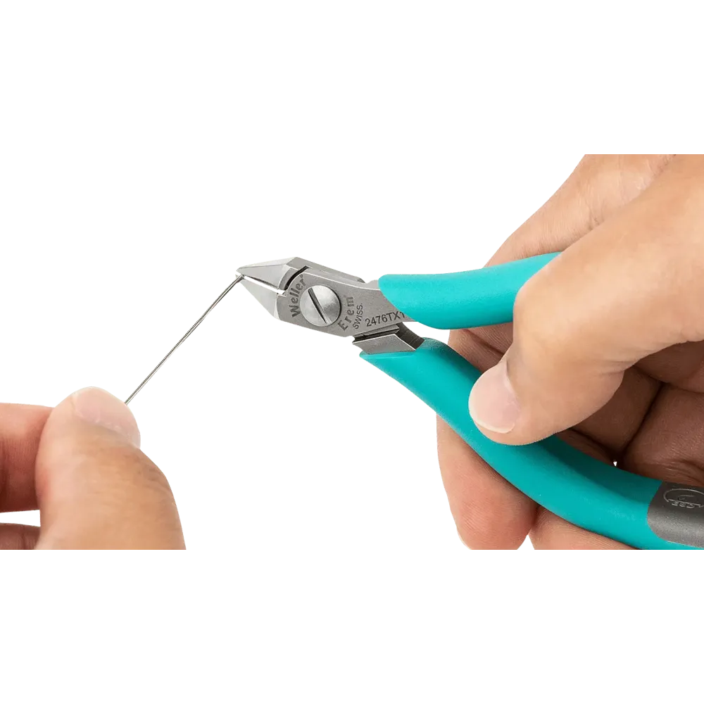 Diagonal cutters, beveled head