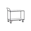 ESD table trolley - 2 shelves, 1000 x 600 mm