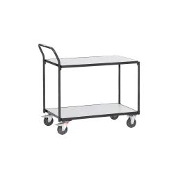 ESD table trolley - 2 shelves, 1000 x 600 mm