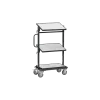 ESD side trolley, tilting shelves, 200 kg
