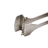 Wafer tweezers with flat lower blade