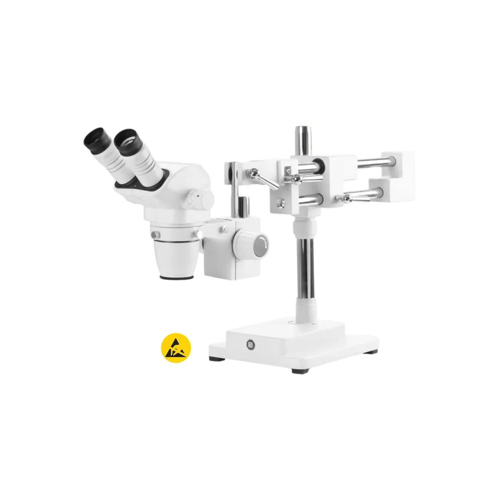 ESD stereomicroscope NexiusZoom 1902-B, binocular, 0.67-4.5, HWF10x/22mm, white