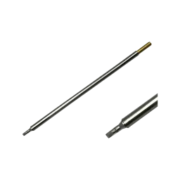 STTC-036 - Soldering cartridge, chisel shape (ø x L) 2.5 x 9.9 mm, 600 series