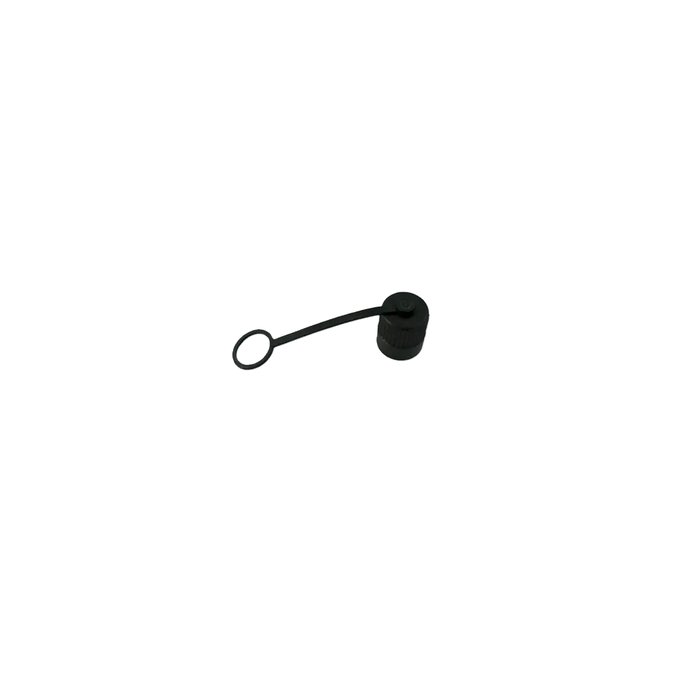 Protective cap THx.384 B/F/M, with black rubber cord, 