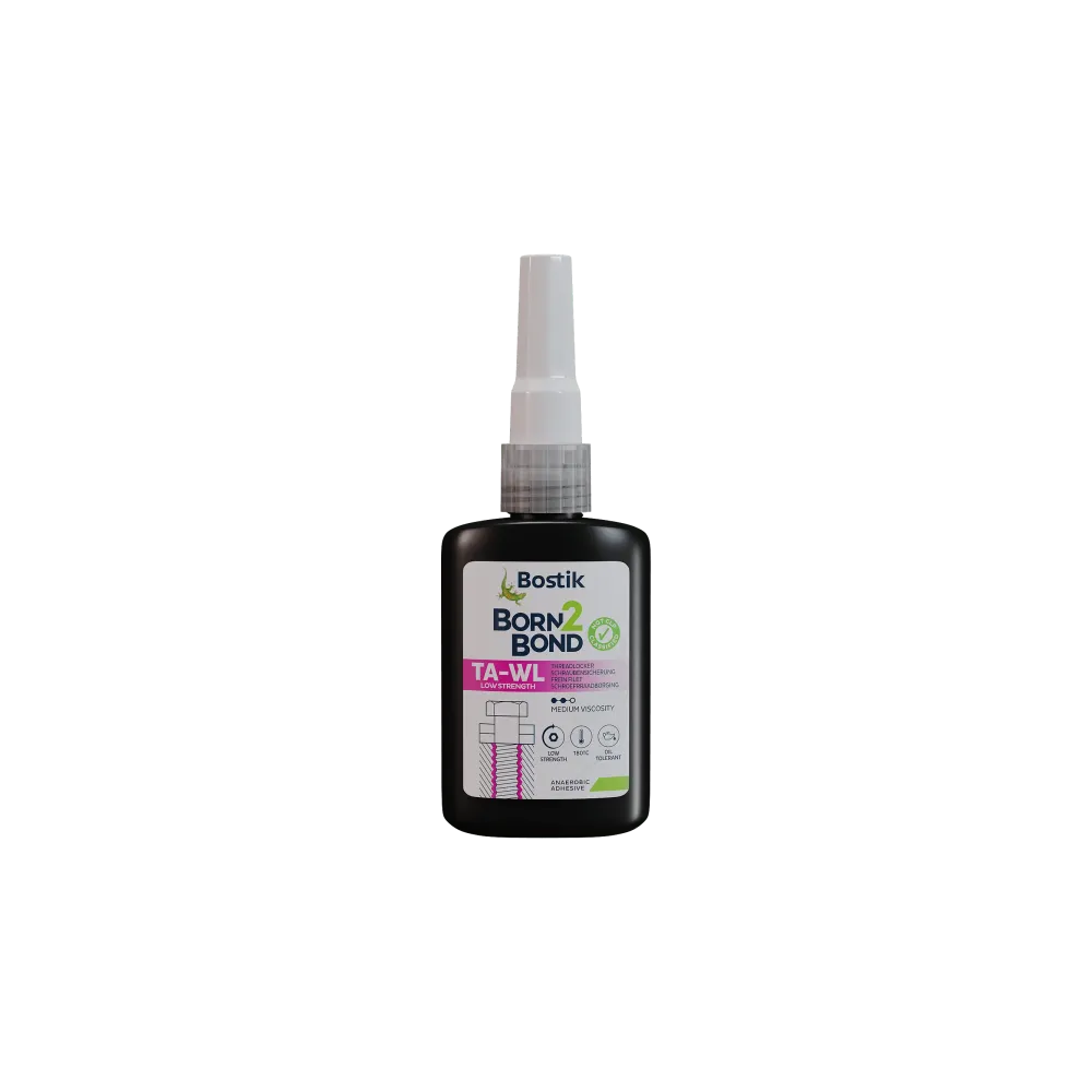 BORN2BOND Threadlocker, low strength, medium viscosity, violet, 50ml