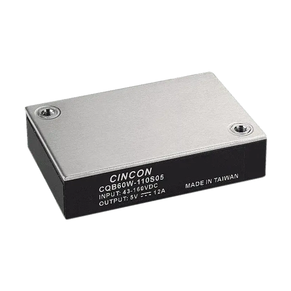 60W DC/DC converter, input 43...160V, output 48V/1.25A