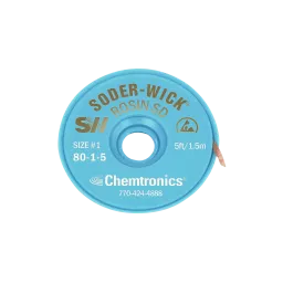 Desoldering braid Rosin SD 0.8 mm x 1.5 m