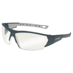uvex i-works spectacles with silver mirror on the lens