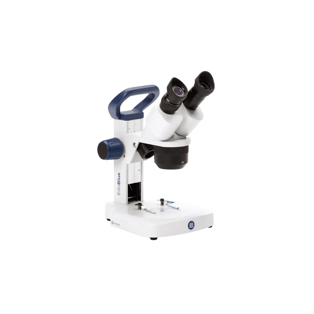 Stereo microscope EduBlue 1402-S, binocular 2x / 4x, wireless illumination