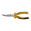 Beveled needle nose pliers with cutter, 205 mm
