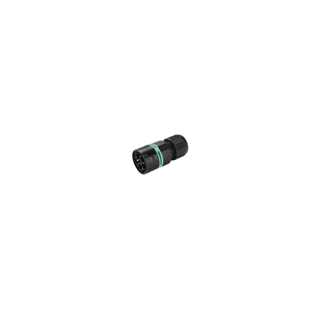 Mini circular connector TH387, plug, 5P, screw connection, IP66/IP68