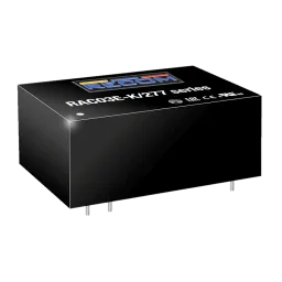 3W AC/DC power supply unit, PCB mounting, 15V/200mA