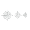 Metal protective grille for 60x60mm fan