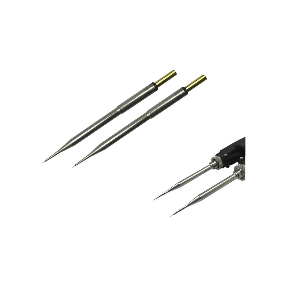 PTC rework tweezer soldering cartridges, conical, (W x L) 0.4 mm x 23 mm, 700 series