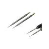 PTC rework tweezer soldering cartridges, conical, (W x L) 0.4 mm x 23 mm, 700 series
