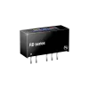 2W DC/DC converter, input 5V +/-10%, output +12V/+84mA / -12V/-84mA, SIP7