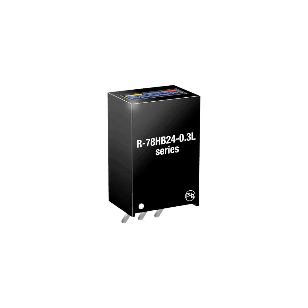 7.2W DC/DC converter, input 36...72V, output 24V/300mA, SIP3