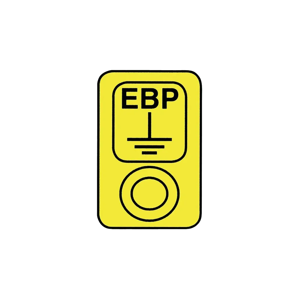 EBP symbol 20 x 40mm, sheet 30 pieces