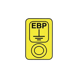 EBP symbol 20 x 40mm, sheet 30 pieces
