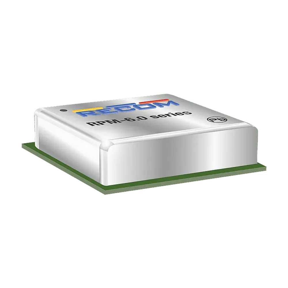 30W DC/DC converter, input 4...15V, output 0.9...6.0V/6000mA, LGA