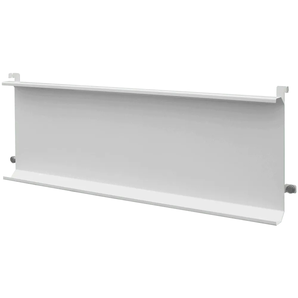 Rear protective plate with holding magnets