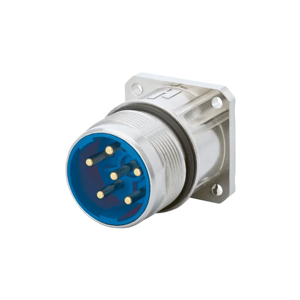 Housing M23 appliance coupler Power Front panel mounting