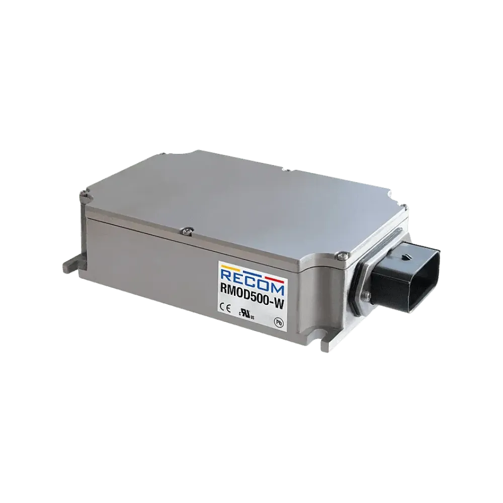 500W Off Highway Vehicle DC/DC converter In: 32...96Vdc / Out 24.5Vdc/21A